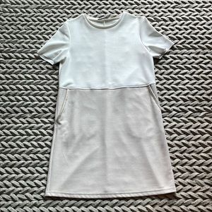 NWOT - Neutral Two-Tone Shift Dress